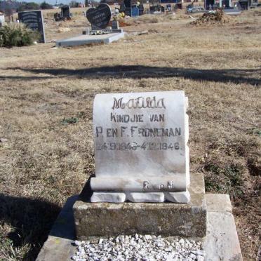 FRONEMAN Matilda 1946-1946