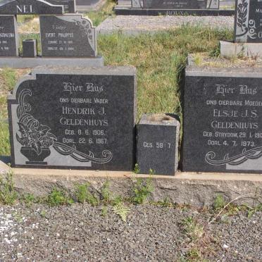 GELDENHUYS Hendrik J. 1906-1967 &amp; Elsje J.S. STRYDOM 1913-1973