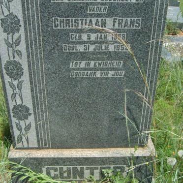 GUNTER Christiaan Frans 1888-1952