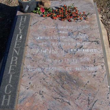 HEYDENREICH Frederick Jacobus 1938-2000