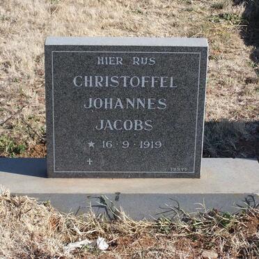 JACOBS Christoffel Johannes 1919-