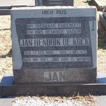 KOCK Jan Hendrik, de 1886-1972