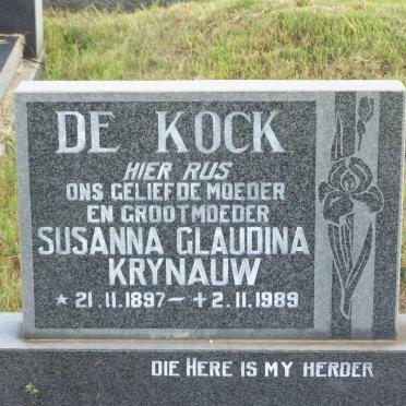 KOCK Susanna Glaudina, de nee KRYNAUW 1897-1989