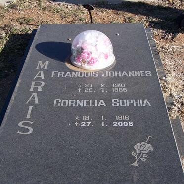 MARAIS Francois Johannes 1910-1995 &amp; Cornelia Sophia KOSTER 1916-2008