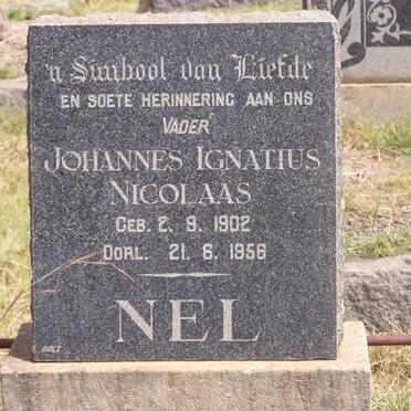 NEL Johannes Ignatius Nicolaas 1902-1956