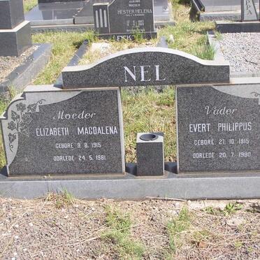 NEL Evert Philippus 1915-1990 &amp; Elizabeth Magdalena 1915-1981