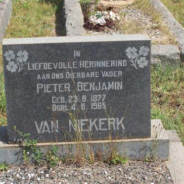NIEKERK Pieter Benjamin, van 1877-1965