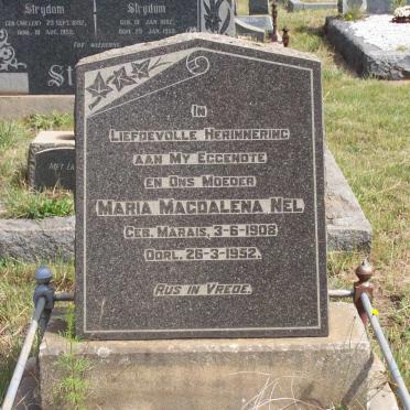NEL Maria Magdalena nee MARAIS 1908-1952