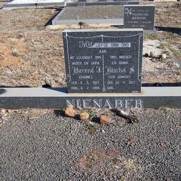 NIENABER Barend J. 1927-1994 &amp; Machel S. JONKER 1927-