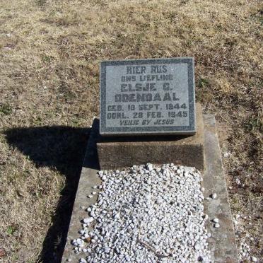 ODENDAAL Elsje C. 1944-1945