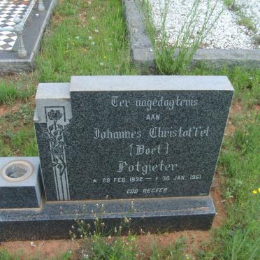 POTGIETER Johannes Christoffel 1932-1961