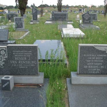 RENSBURG Renier J., van 1893-1975 &amp; Judith Susanna NEL 1896-1979