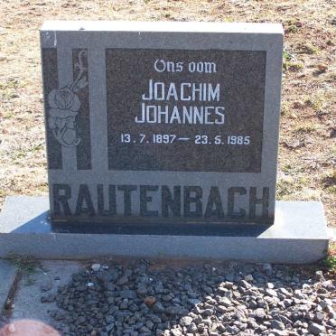 RAUTENBACH Joachim Johannes 1897-1985