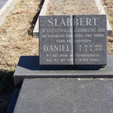 SLABBERT Daniel 1896-1976