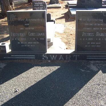 SWART Petrus Daniel 1929-1989 :: SWART Frederick Christiaan 1946-1988