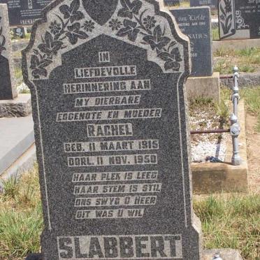 SLABBERT Rachel 1915-1950