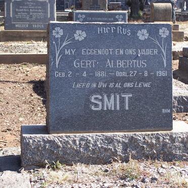 SMIT Gert Albertus 1881-1961