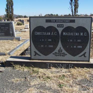 TESNER Christiaan A.C. 1911-1980 &amp;  Magdalena M.C. 1917-1989