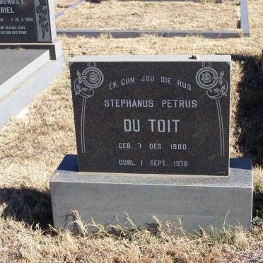 TOIT Stephanus Petrus, du 1900-1978
