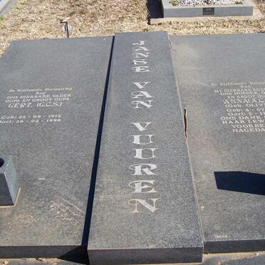 VUUREN G.C.S., Janse van  1915-1996 &amp; A.C.M. OLIVIER 1915-1995