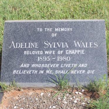 WALES Adeline Sylvia 1895-1980