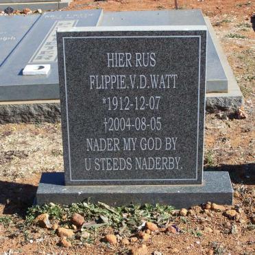 WATT Flippie, van der 1912-2004