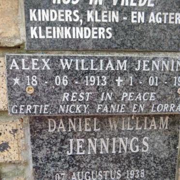 JENNINGS Alex William 1913-1973