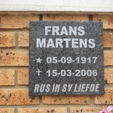 MARTENS Frans 1917-2006