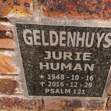 GELDENHUYS Jurie Human 1948-2016