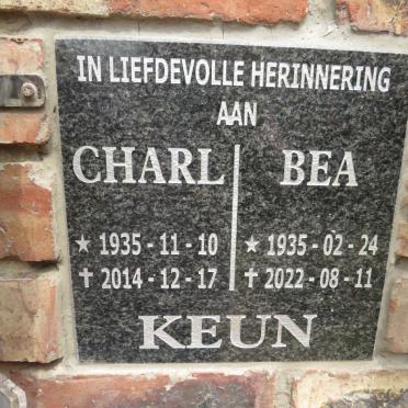 KEUN Charl 1935-2014 & Bea 1935-2022