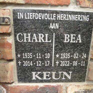 KEUN Charl 1935-2014 & Bea 1935-2022