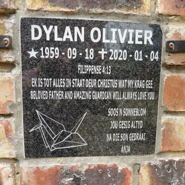 OLIVIER Dylan 1959-2020