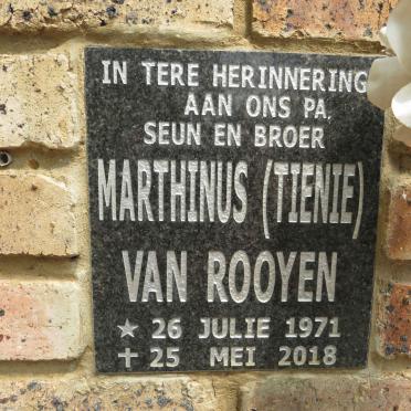 ROOYEN Marthinus, van 1971-2018