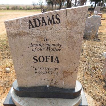 ADAMS Sofia 1955-2020