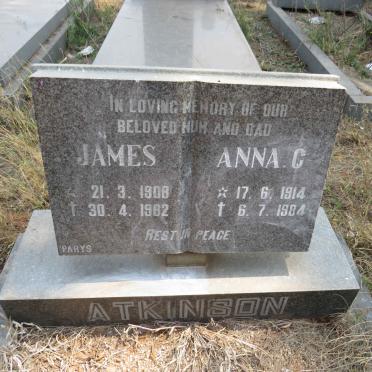 ATKINSON James 1908-1982 & Anna C. 1914-1984
