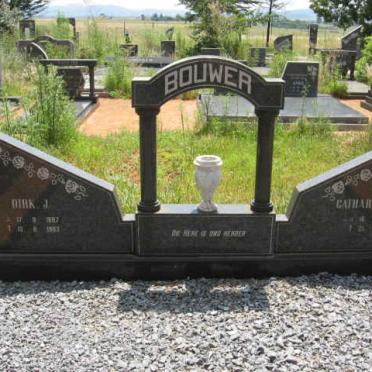 BOUWER Dirk J. 1897-1983 &amp; Catharina M.M. 1908-1990