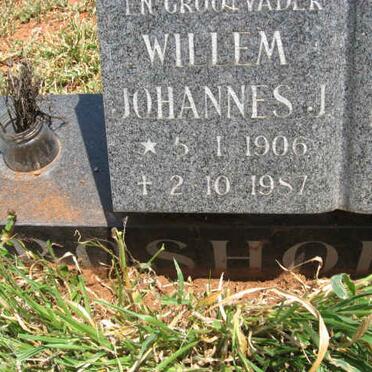 BOSHOFF Willem Johannes J. 1906-1987