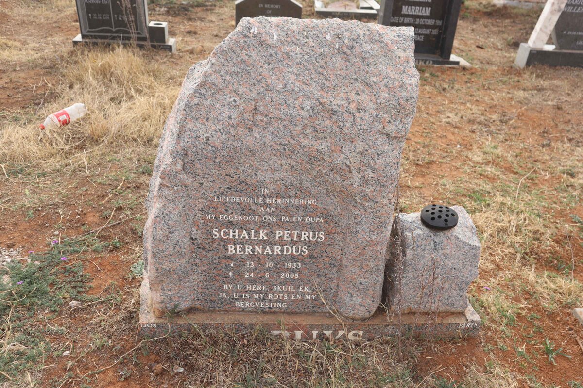 BUYS Schalk Petrus Bernardus 1933-2005