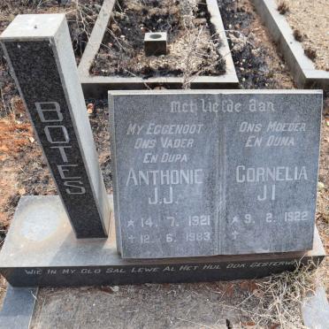 BOTES Anthonie J.J. 1921-1983 & Cornelia J.I. 1922-