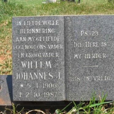 BOSHOFF Willem Johannes J. 1906-1987