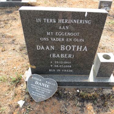 BOTHA Daan 1944-2008 :: ? Danie 1974-2014