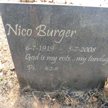 BURGER Nico 1919-2008