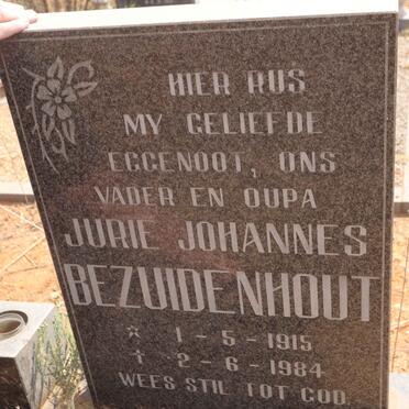 BEZUIDENHOUT Jurie Johannes 1915-1984