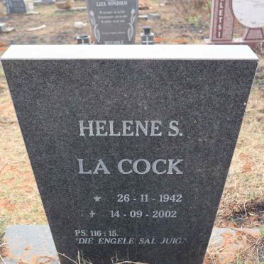 COCK Helene S., la 1942-2002