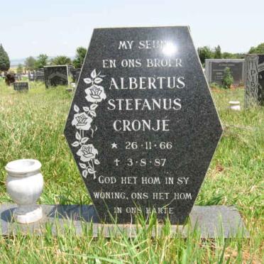 CRONJÉ Albertus Stefanus 1966-1987
