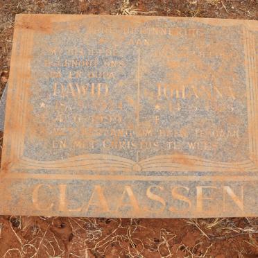 CLAASSEN Dawid 1924-1999 & Johanna 1925-