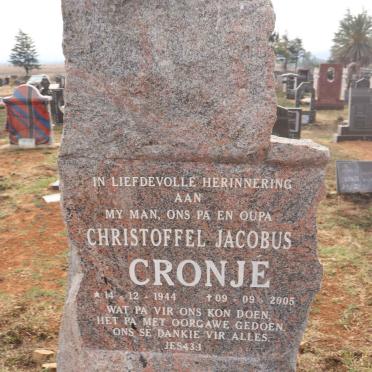 CRONJE Christoffel Jacobus 1944-2005