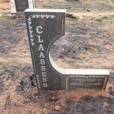 CLAASSENS Susanna Wilhelmina nee BOTHA 1919-2000 