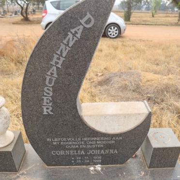 DANNHAUSER Cornelia Johanna 1936-1999