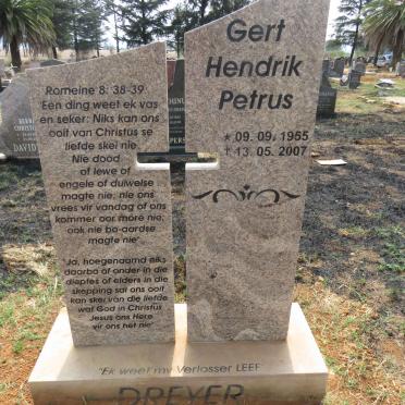 DREYER Gert Hendrik Petrus 1955-2007